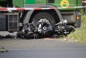 Schwerer Motorrad Unfall Feldkassel Robert Boschstr Edsel Fordstr P020